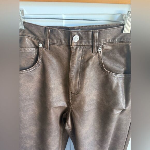 Free People Misha Vegan Barrel Leg Pants - Picture 6 of 10